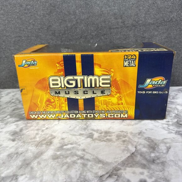 1/24 Jada Dub City Big Time Muscle 1969 Chevy Camaro Diecast Metal Yellow Black - Picture 5 of 7